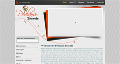 Desktop Screenshot of poulamitravels.co.in